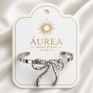 Bracelete Laço Lux Prata
